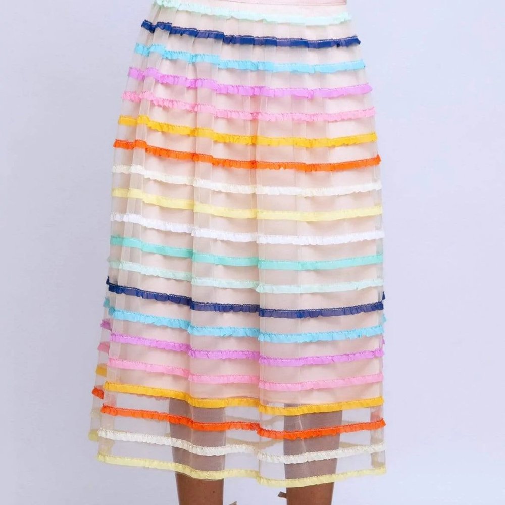 Eva Franco skirt colorful